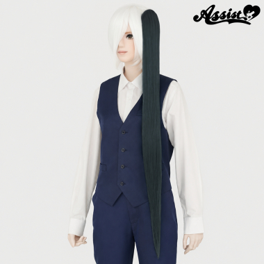 100cm Clip-in Wig　Twilight Green