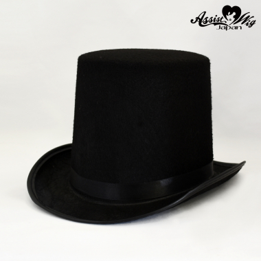silk hat　Black