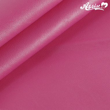 Stretch Synthetic Leather Fabric 135cm Wide X 50cm Pink/Red No.25