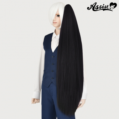 Waffle Clip-in Wig Black Brown 3