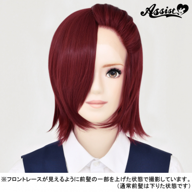 Front Lace Short Wine Red 118