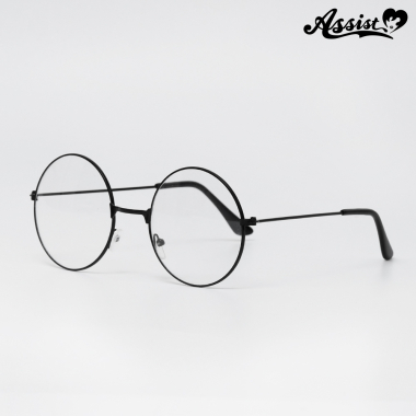 Round Glasses　Black