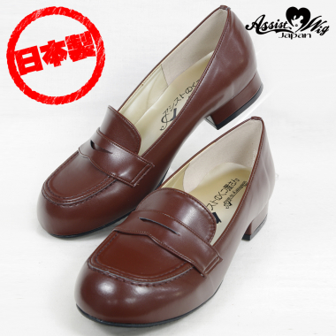 Queen size forehead loafers Dark Brown