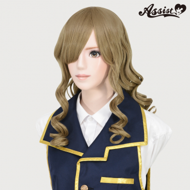 Long And Curly Milk Tea Gold 22