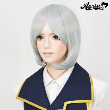 Inward Curls Bob　White Silver 60