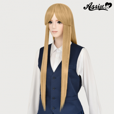 Long Wig with 1 Round Skin Top　Flat Honey NFH-186