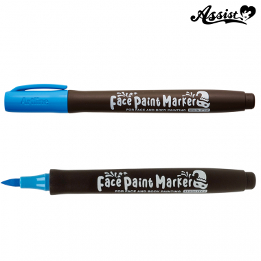 Face paint marker pastel blue