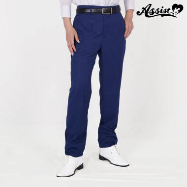 [Easy To Pose In] Colored Slacks　Navy