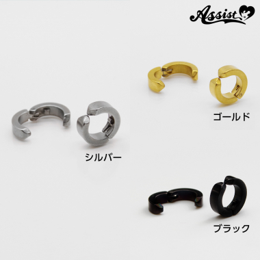 Pierced Earrings　Black