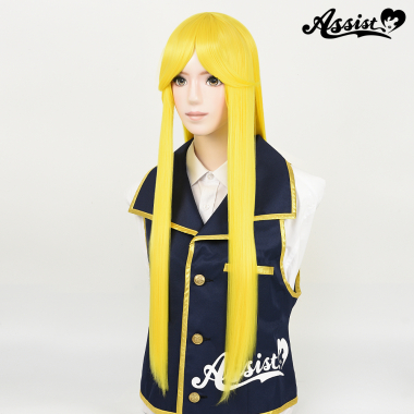 Long Wig with 1 Round Skin Top　Lemon Squash NLS-110