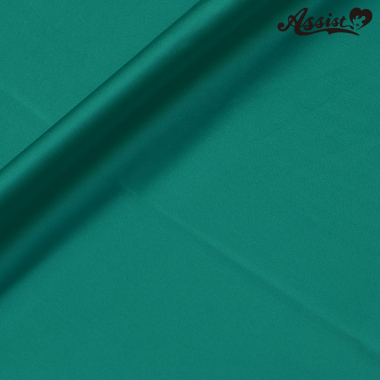 Assist Satin Fabric 125cm Wide X 50cm Green No.68