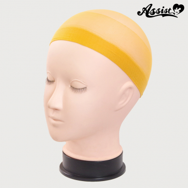 Wig net (swimming cap type) Yellow