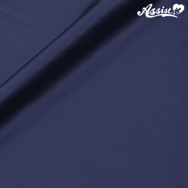 Assist Satin Fabric 125cm Wide X 50cm Blue No.55
