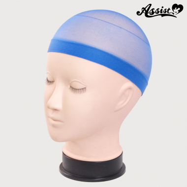 Wig net (swimming cap type) Blue