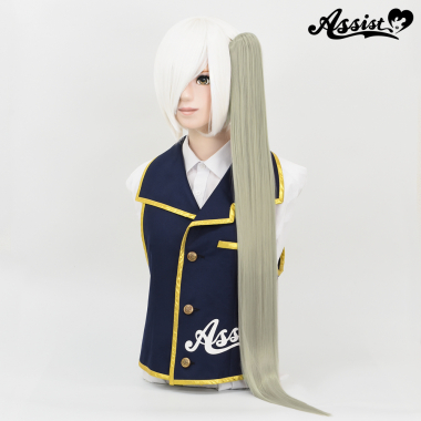 100cm Clip-in Wig　Ash Gray NAG-150