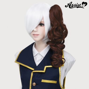 40 cm Clip-in Curly Wig Mocha Brown 33