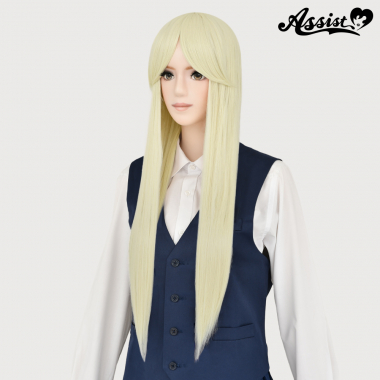 Long Wig with 1 Round Skin Top　Milky NMLK-124