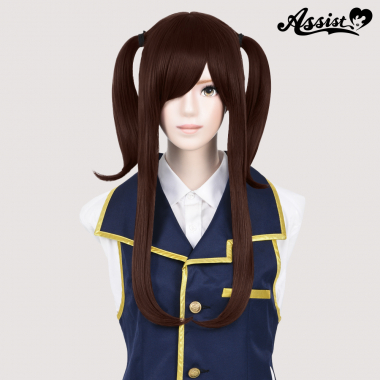 Twin Tail Wig Mocha Brown 33