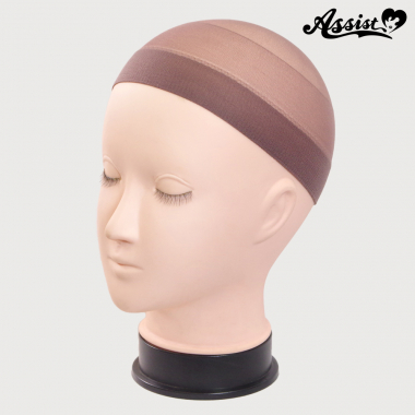 Wig net (swimming cap type) Red Brown
