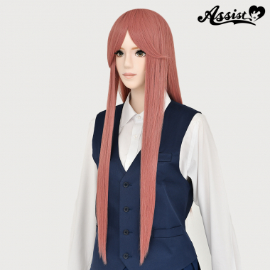 Long Wig with 1 Round Skin Top　Rose Chocolate NRC-184