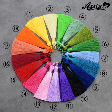 Tassel 8cm 1 Piece　apricot