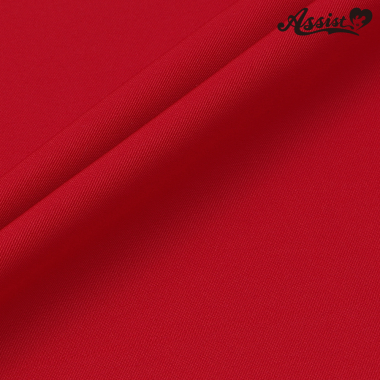 Polyester Gabardine 150cm Wide X 50cm Pink/Red　No.35