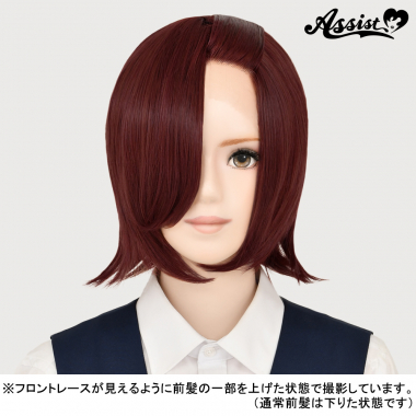 Front Lace Short Brick Red 282