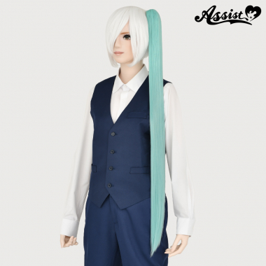 100cm Clip-in Wig　Pastel Green NGUS-63