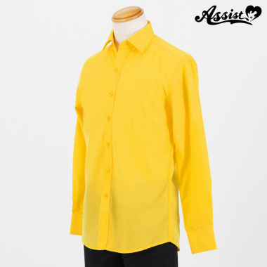 Colored Shirt (men's Style/long Sleeve) Yellow