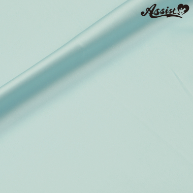 Assist Satin Fabric 125cm Wide X 50cm Green No.57