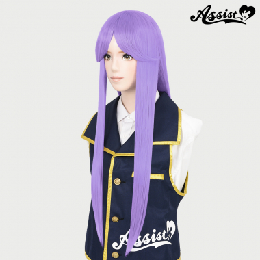 Long Wig with 1 Round Skin Top　Romance Purple NLP-35