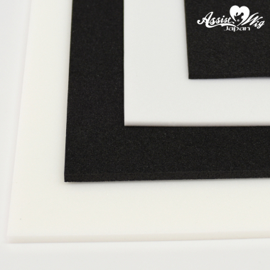 Cosplay modeling board San Perca Soft (L-2500) Black　450 x 900mm