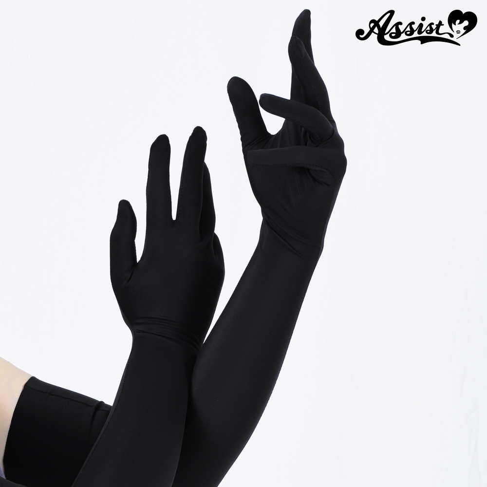 ★ Assist Original ★ Stretch Seamless Gloves Black