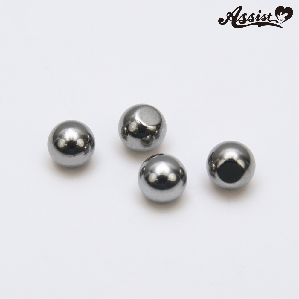 Seal pierced earrings ball type 5mm 4 pieces