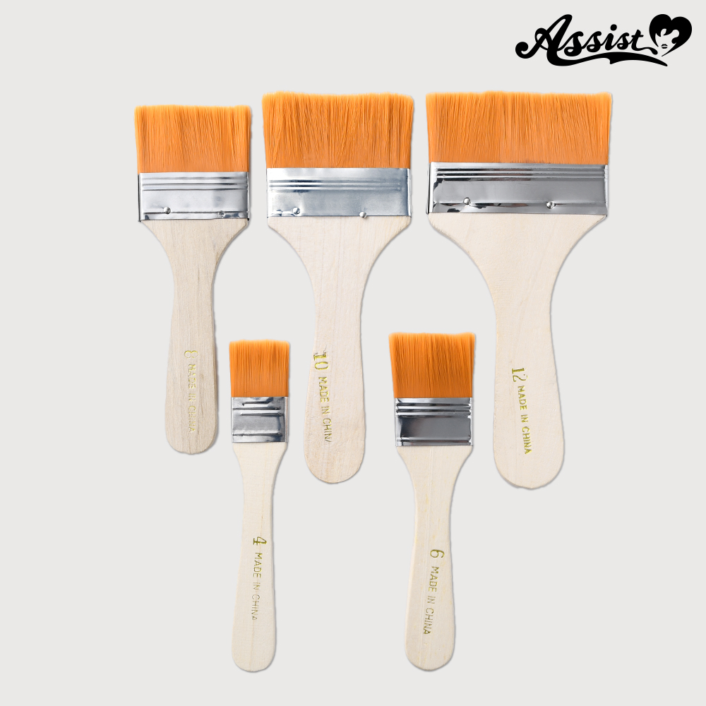 Set of 5 paint brushes