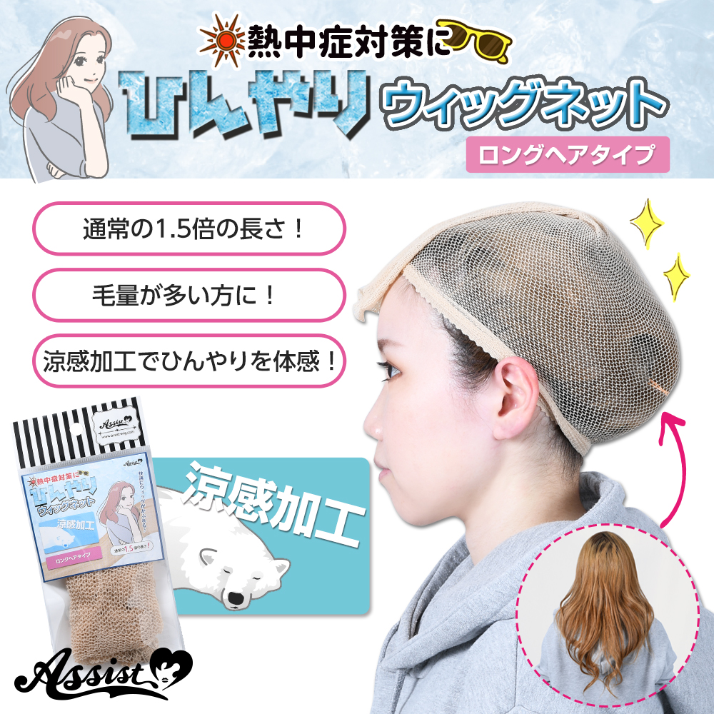 ★ Assist Original ★ Cool Wig Net Long Hair Type