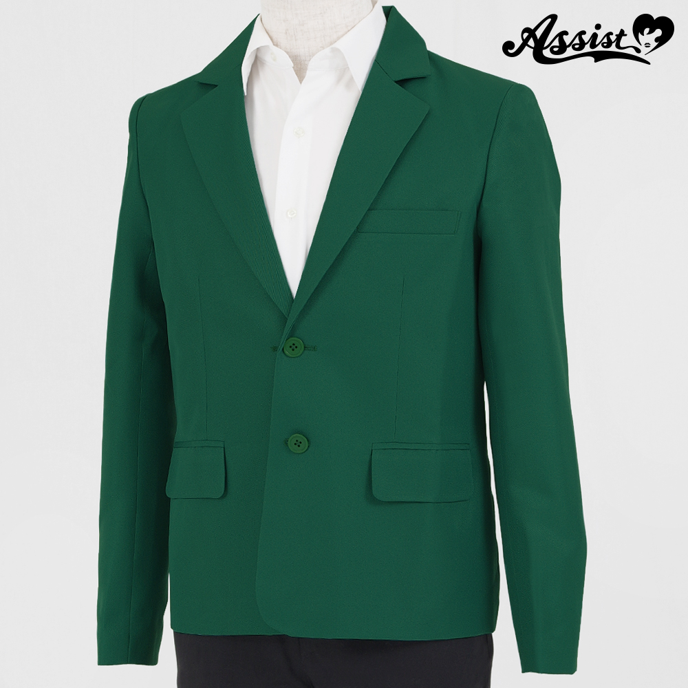 Renewal version color jacket (combined) 2 buttons　Green