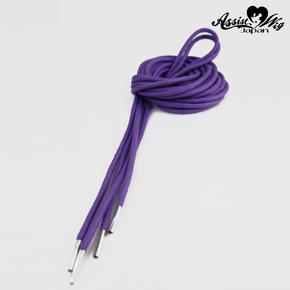 Shoelace 270 cm (round cord)　Violet