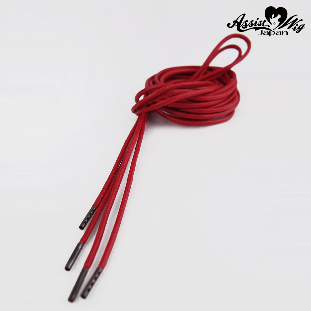 Shoelace 270 cm (round cord)　Red
