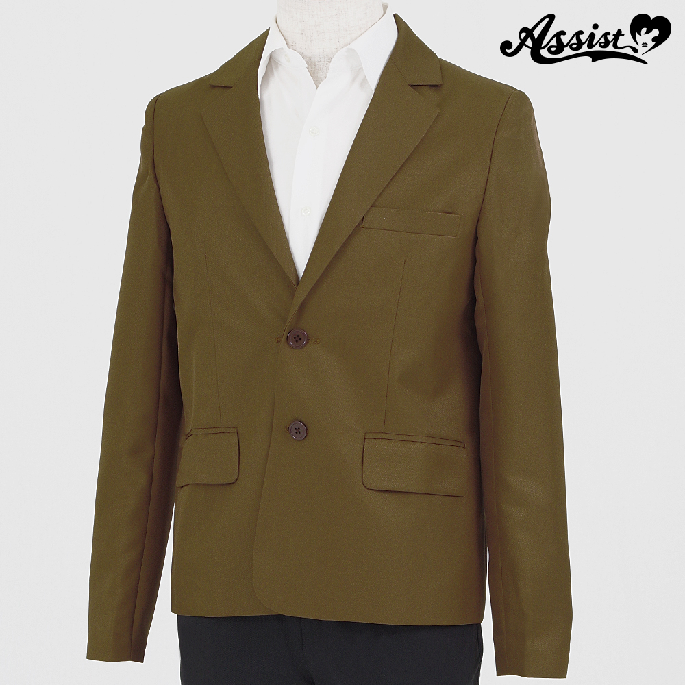 Renewal version color jacket (combined) 2 buttons　Light Brown