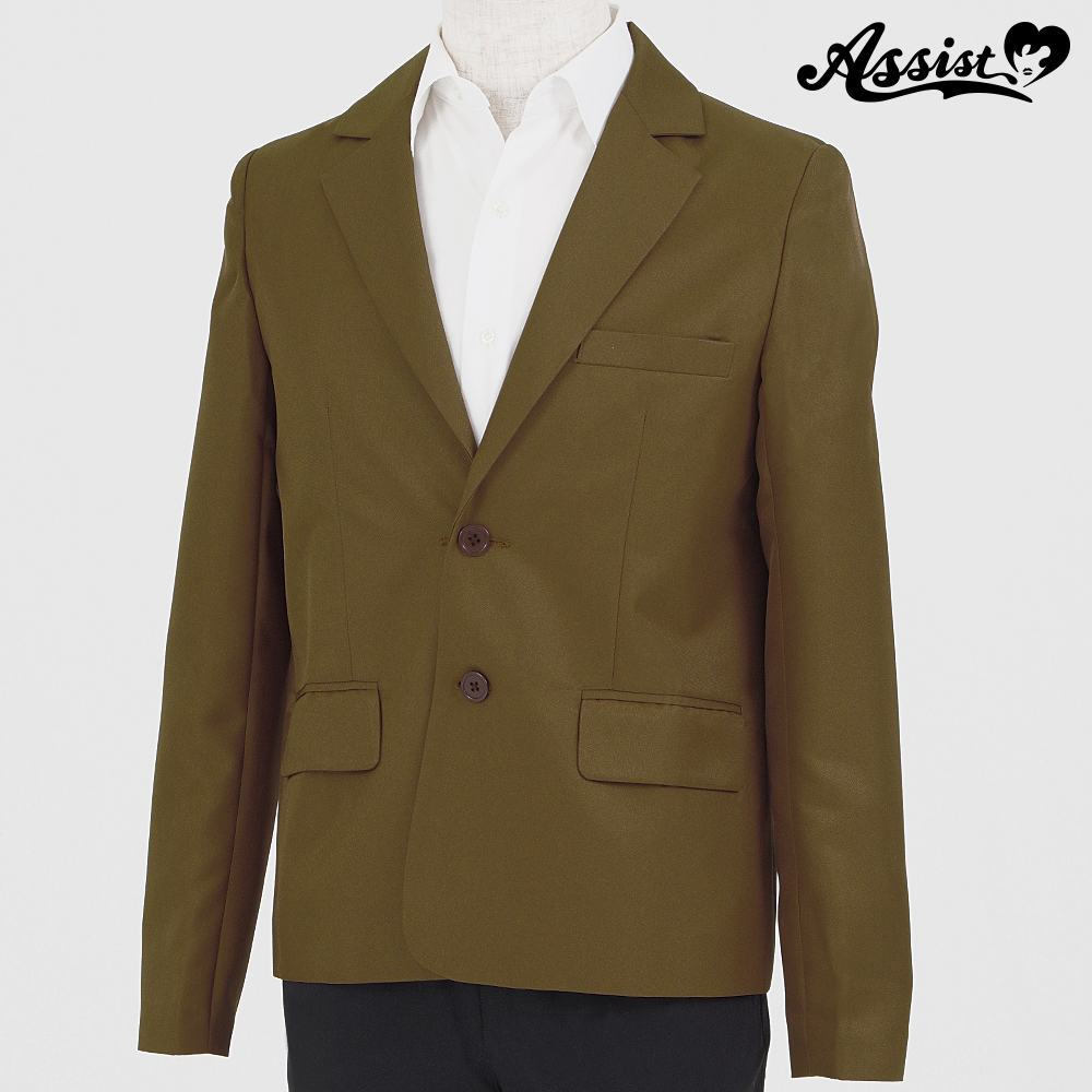 Renewal version color jacket (combined) 2 buttons Light Brown