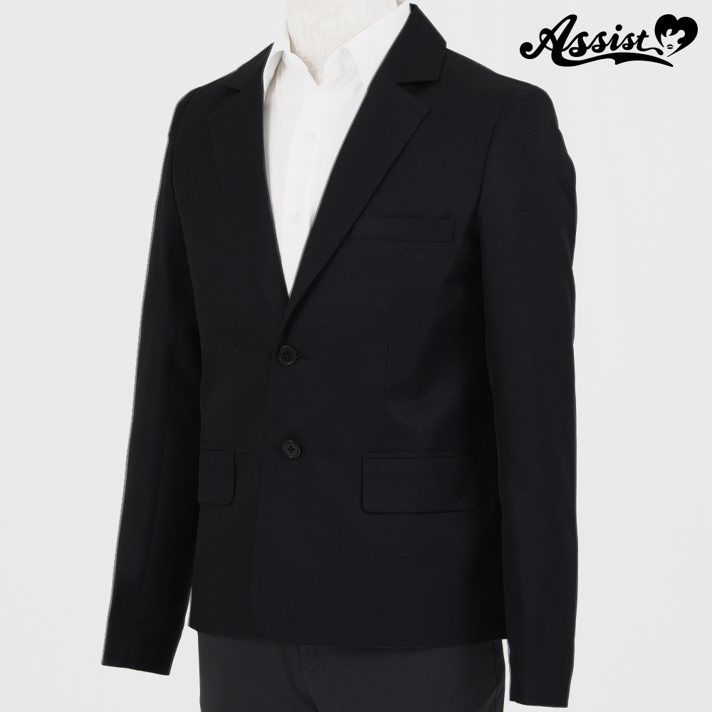 Renewal version color jacket (combined) 2 buttons　Black