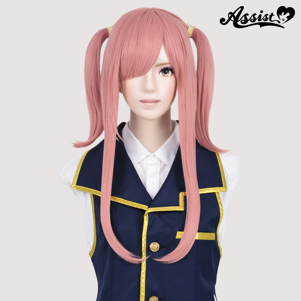 Twin Tail Wig　Rose Pink NDR-14