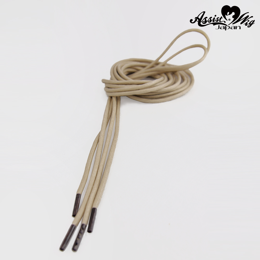 Shoelace 270 cm (round cord)　Beige