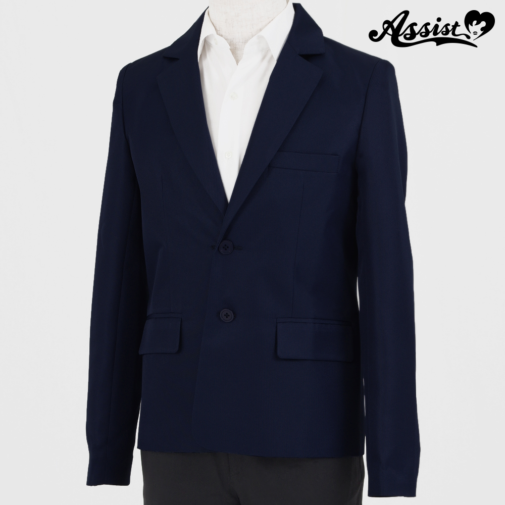 Renewal version color jacket (combined) 2 buttons　Navy