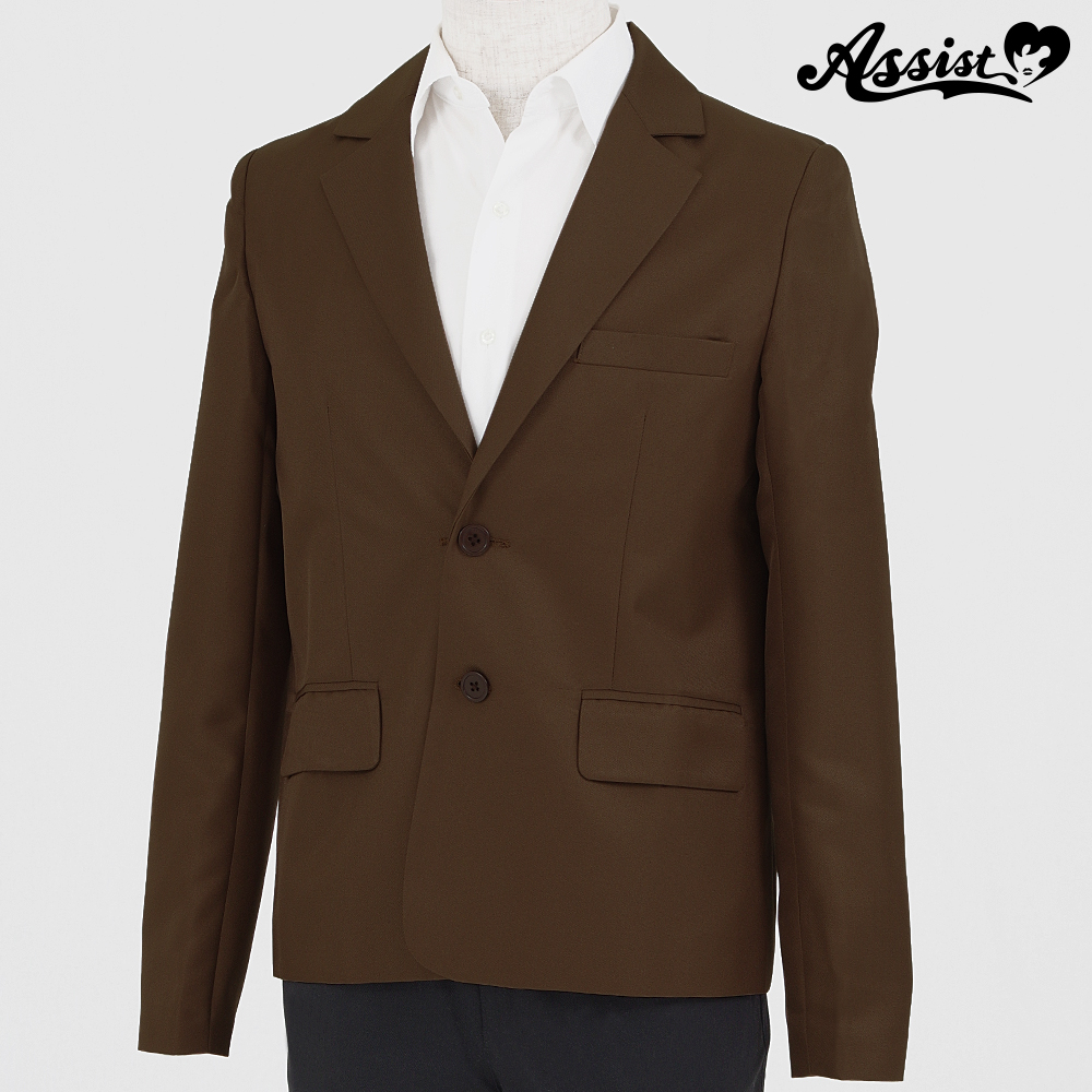 Renewal version color jacket (combined) 2 buttons　Brown