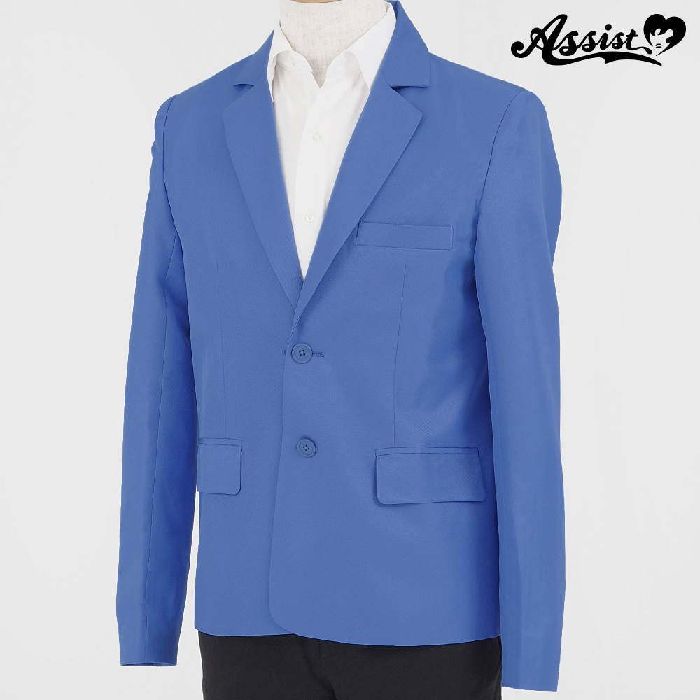 Renewal version color jacket (combined) 2 buttons　Oriental Blue