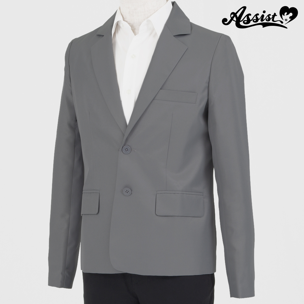 Renewal version color jacket (combined) 2 buttons　Gray